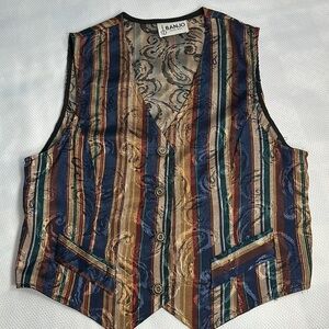 Banjo striped vest from Dallas Texas